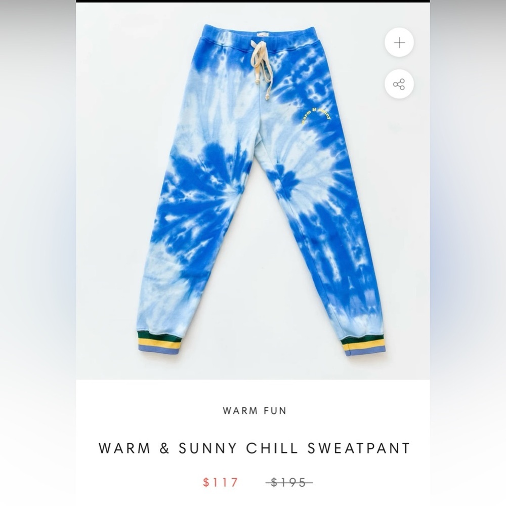 WARM FUN
WARM & SUNNY CHILL SWEATPANT